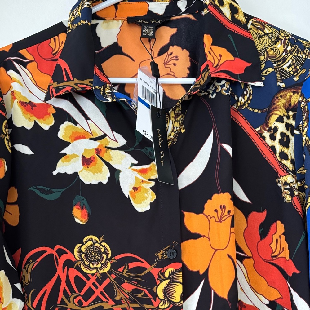 NWT Melissa Paige Shirt Dress